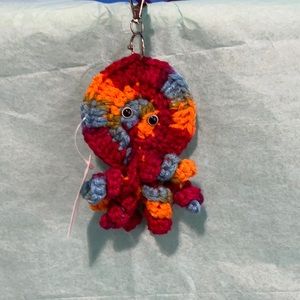 Sweet octopus 🐙 keychain. Handcrafted with love ❤️